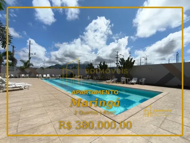 Não perca! Apartamento no Maringá com quintal e segurança de condomínio!