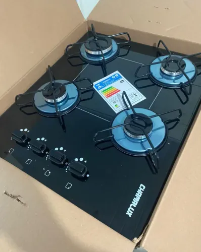 Cooktop novo na caixa