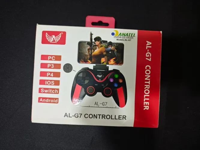 Controle Mobile Sem Fio Al-g7 Para Jogos Android E Ios,