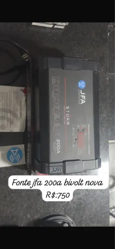 Fonte jfa 200a bivolt nova na garantia