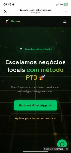 Criação de web site