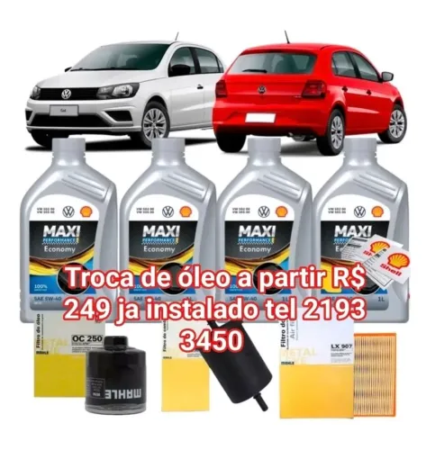 Troca de óleo para qualquer veículo tel 2193 3450