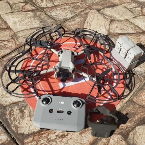 Dji mini 4 pro (COM NOTA) Controle em tela, 4 baterias, hub de carregamento + proteção Hlc