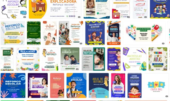 Auxilio com aulas e reforço escolar