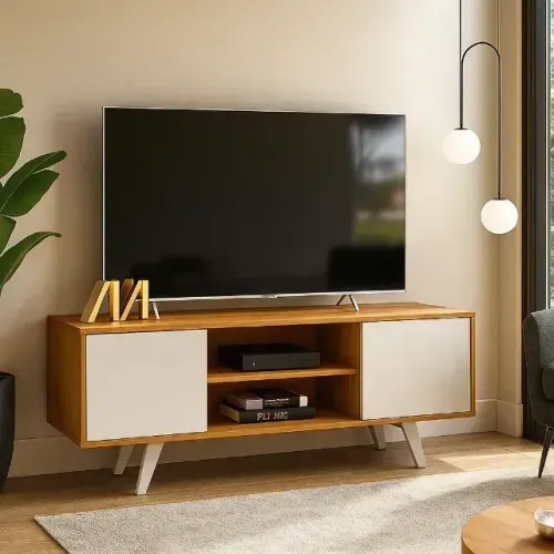 Rack slim ate 55 polegadas cinamomo off (em estoque)