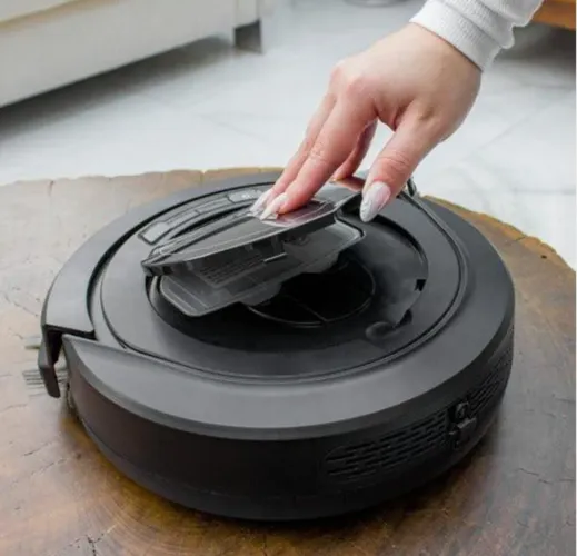 Robô aspirador Wap Robot W90 0,25L Preto