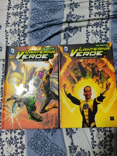 Lanterna Verde: A Guerra dos Anéis Vol 1 e 2 (DC Deluxe) - Coleção Completa