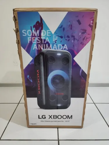Caixa de som Bluetooth LG XL5T XBOOM 200W RMS, Resistente à água (IPX4) [Lacrado, NF]