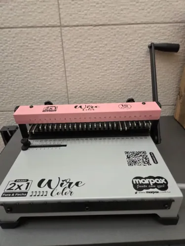 Encadernadora wire color 2x1 Marpax