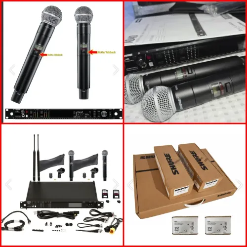 MICROFONE SHURE AXIENT C/ TALKBACK