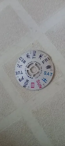 Calendário de dia da Seiko