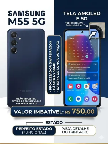 Celular Samsung M55