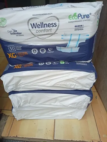Fraldas geriátricas wellness confort 