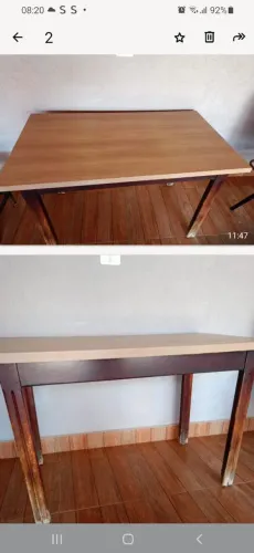 Mesa de madeira 4 cadeiras