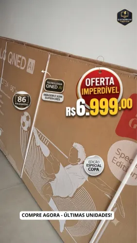 Televisão 4K HD 86 polegadas LG