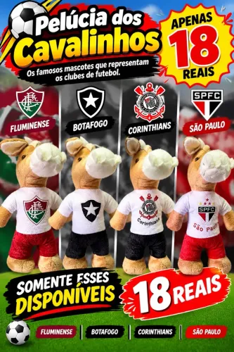 Pelúcia dos Cavalinhos