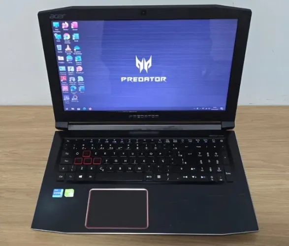 Notebook Gamer Acer Predator Core i7 7700HQ 16GB DDR4 SSD M2 512GB GTX1060 6GB 15,6''