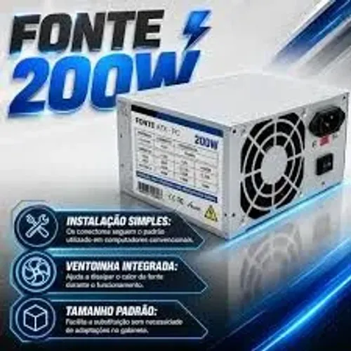 Fonte atx COM GARANTIA 