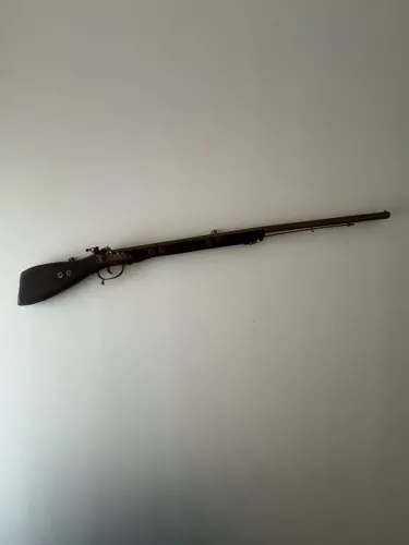 Peça decorativa de parede - Réplica de mosquete antigo vintage