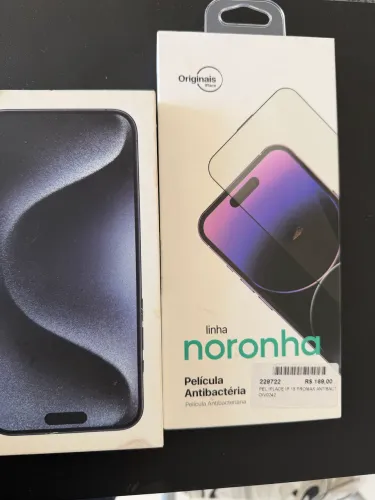 iPhone 15 Pro Max 128gb - Azul - Acompanha Película nova