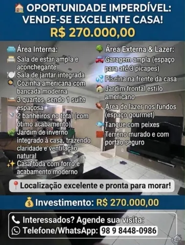 Casa a venda