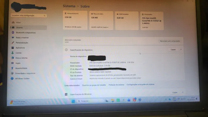 Notebook Lenovo