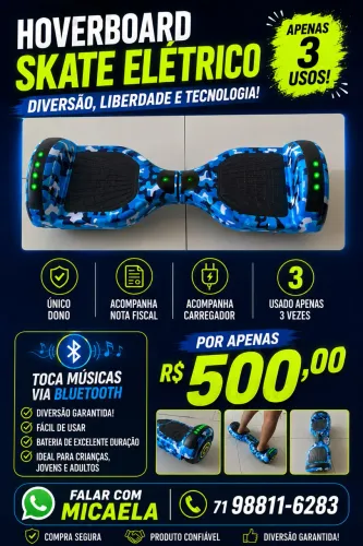 Hoverboard SKATE ELÉTRICO