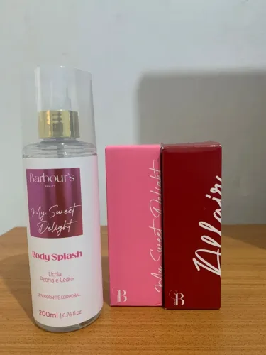 Kit body splash barbour?s + dois perfumes capilares barbour?s