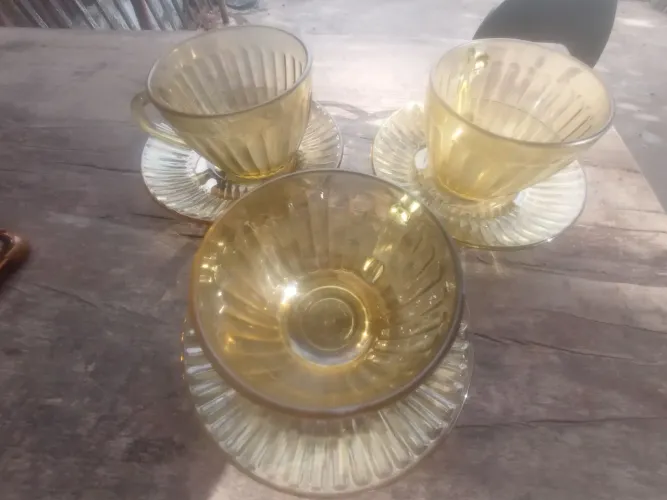 Conjunto 3 xícaras de chá