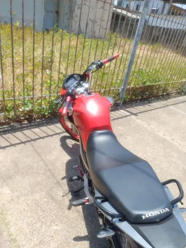 Honda CG 160 fan 160cc ano 2022 vermelha - rodas personalizadas
