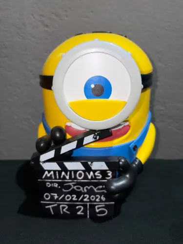 Balde de Pipoca Minions e Monstros - Colecionável
