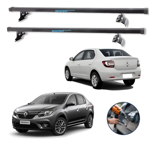 Rack De Teto Bagageiro Renault Logan 2014 2015 2016 2017