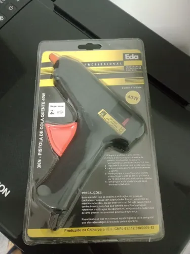 Pistola de Cola Quente Profissional da marca Eda, modelo 3KN