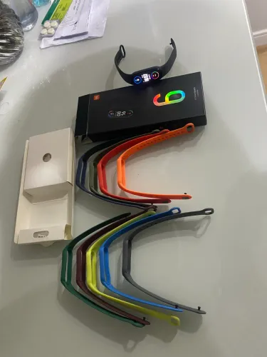 Smartwatch Xiaomi Mi Band 6 Original + Lote de Pulseiras Extras (Na Caixa)