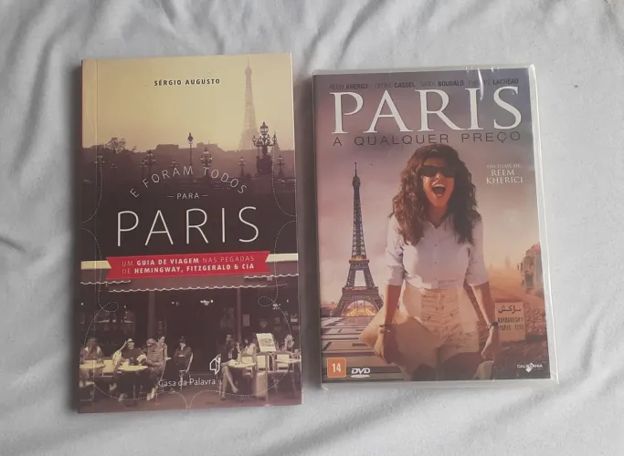 Paris LIVRO E foram todos  para Paris + DVD Paris a qualquer preço.  Kit LIVRO + DVD