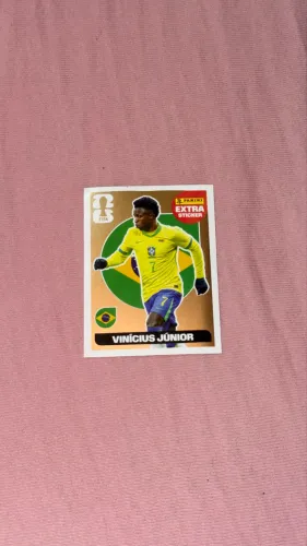 Figurinha panini Vini Jr Bronze Rara 2026  