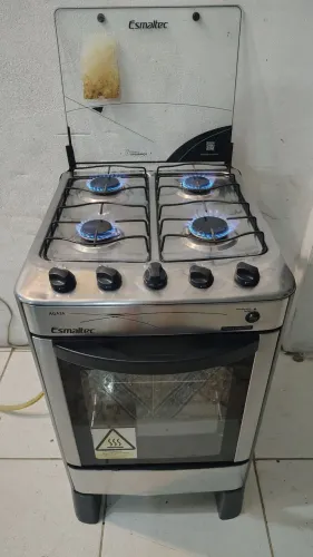 FOGÃO INOX SEMI NOVO - ENTREGO