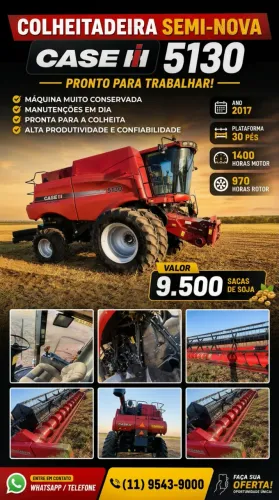 COLHEITADEIRA- CASE IH 5130 - 2017