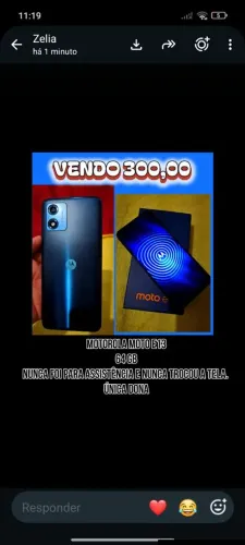 Vendo celular novo