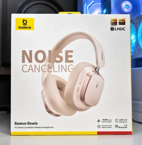 Headphone Baseus H1S Bluetooth ANC Hi-Res LHDC - Completo