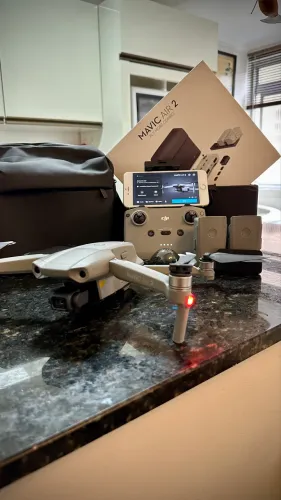 DJI MAVIC AIR 2 super combo com iPhone 6S Plus!
