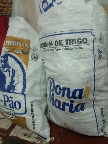 Saco de náilon 25kg vazio 