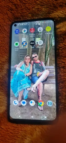 Moto g9 plus tela trincada