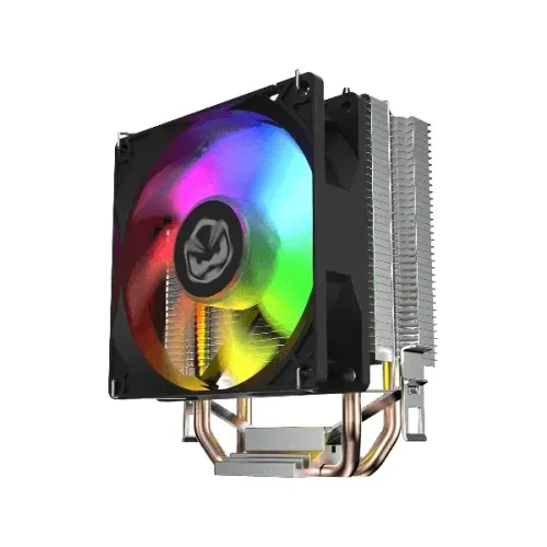 Cooler Para Processador Pcyes Tundra 90 Black Vulcan Led Rainbow Tdp 115W - Actbka90
