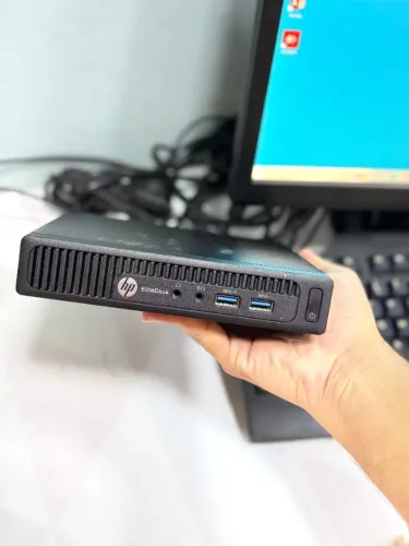 Computador Completo HP EliteDesk AMD A10 8GB RAM SSD 240GB Wi-Fi + Monitor