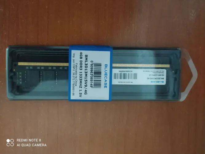 Memória 4gb DDR3 1333MHZ 1.5V Lacrada