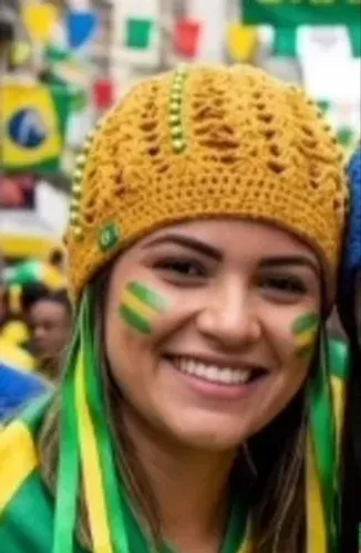HEAD PIECE CROCHET Brasil PRONTA ENTREGA