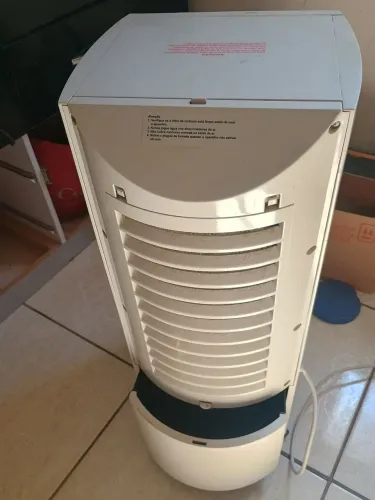 Climatizador de ar com defeito