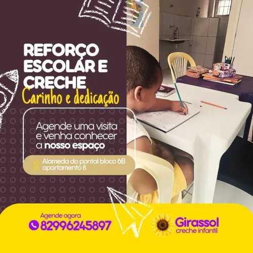 Reforço escolar e creche girassol ?