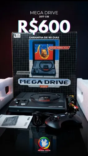 Mega Drive 2017 CIB com garantia 